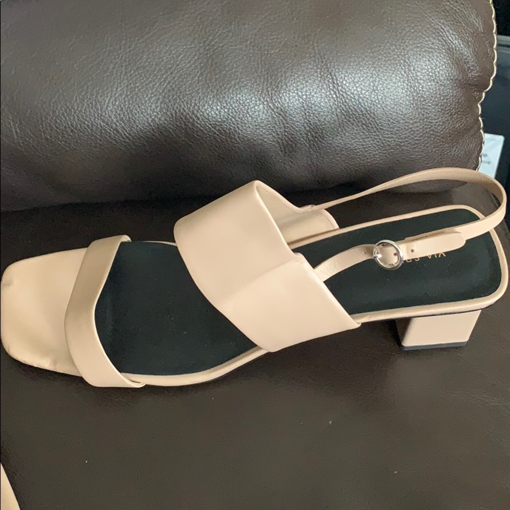 Via spiga leather sole size 12 sandals